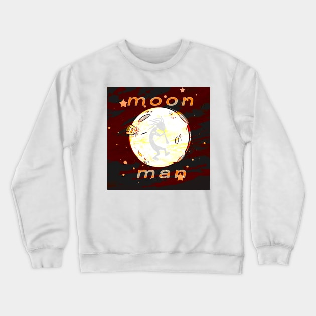 moon man Crewneck Sweatshirt by psanchez